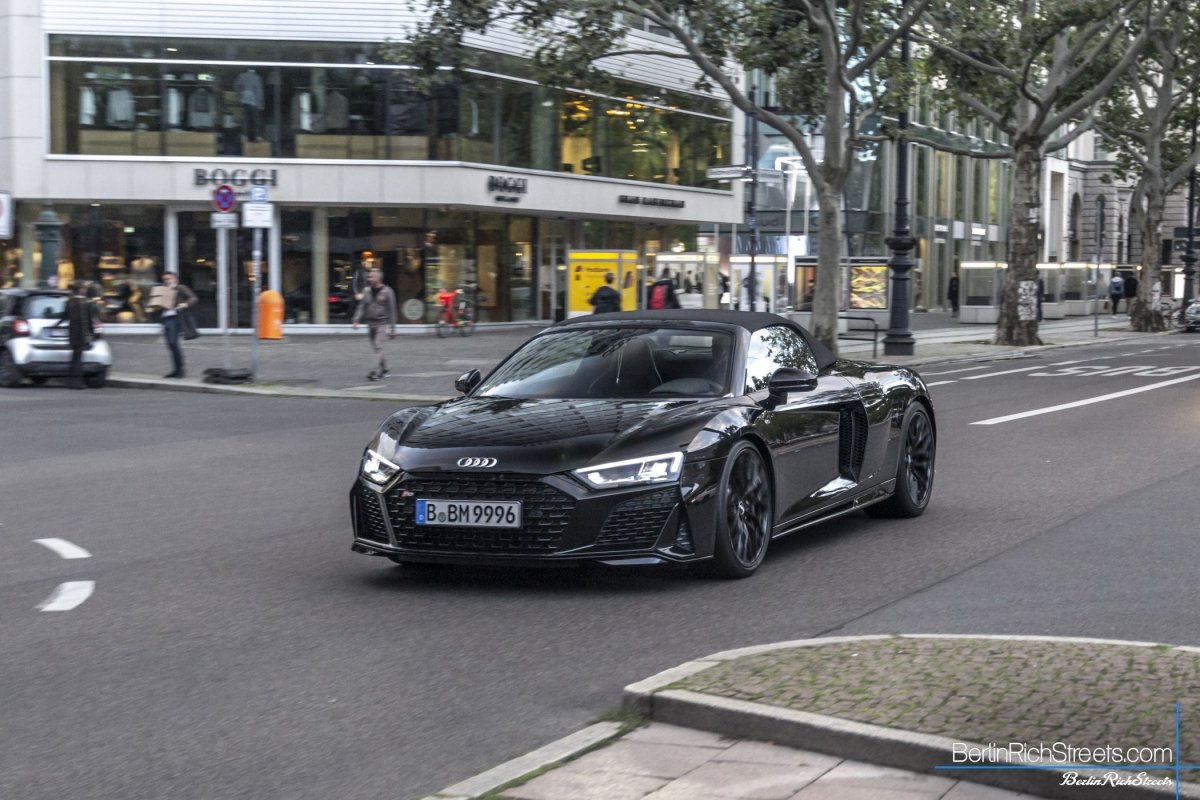 Audi R8 V10 Spyder (2019) spotted in Berlin — BerlinRichStreets